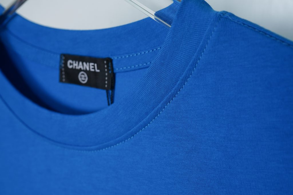 シャネル　CHANEL　半袖Ｔシャツ　夏　プリントシャツ　Tshirt　レディース　メンズ　クルーネックTシャツ　3色 - 画像 7