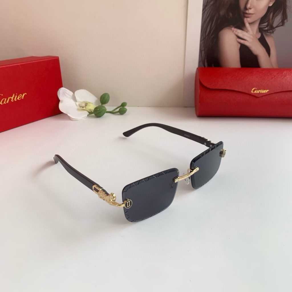 CARTIER カルティエ サングラス メタルフレーム ブラック 高級感 ブランド小物｜ギフト選びで印象を実用目線で確認 - 商品画像 5