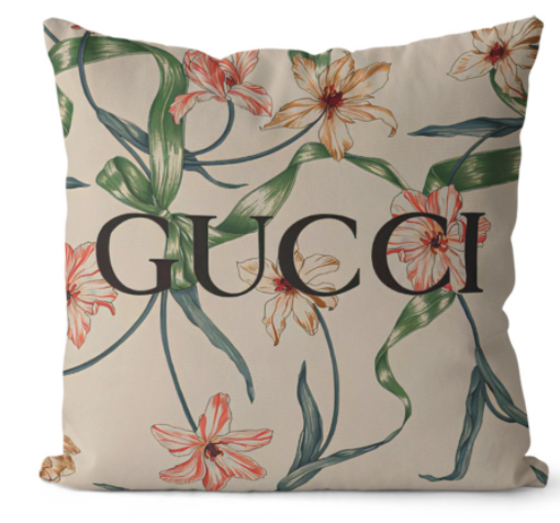 PRADA/プラダ　CHANEL/シャネル　グッチ/GUCCI　クッションカバー/背当て シャネルクッション中身あり　インテリア美品カバー　リネン/ベルベット生地　7種選択 - 画像 7