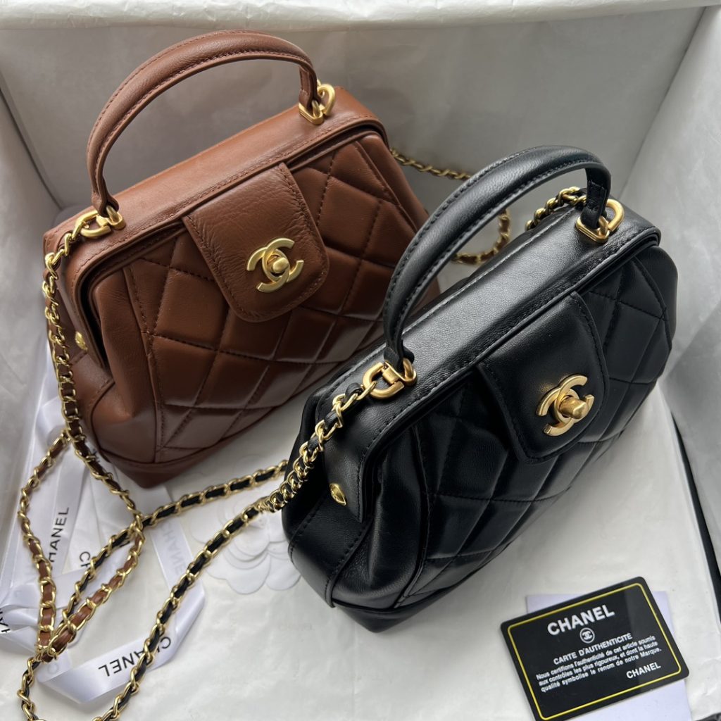 使いやすい♪　シャネル　トップハンドル　CHANEL　ショルダーバッグ　ミニバッグ　ハンドバッグ　ドクターズバッグ　レディース　3色 - 画像 3