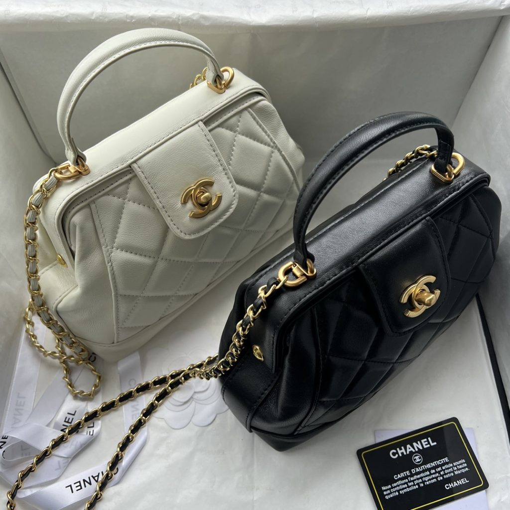 使いやすい♪　シャネル　トップハンドル　CHANEL　ショルダーバッグ　ミニバッグ　ハンドバッグ　ドクターズバッグ　レディース　3色 - 画像 2