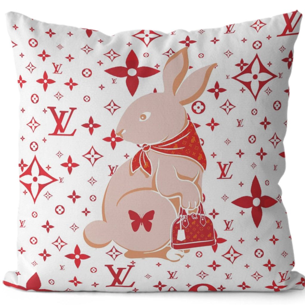 ルイヴィトン　LOUIS VUITTON　クッションカバー　クッション　ブランド抱き枕　カラフル　カバー　リネン　ベルベット　モノグラム - 画像 2
