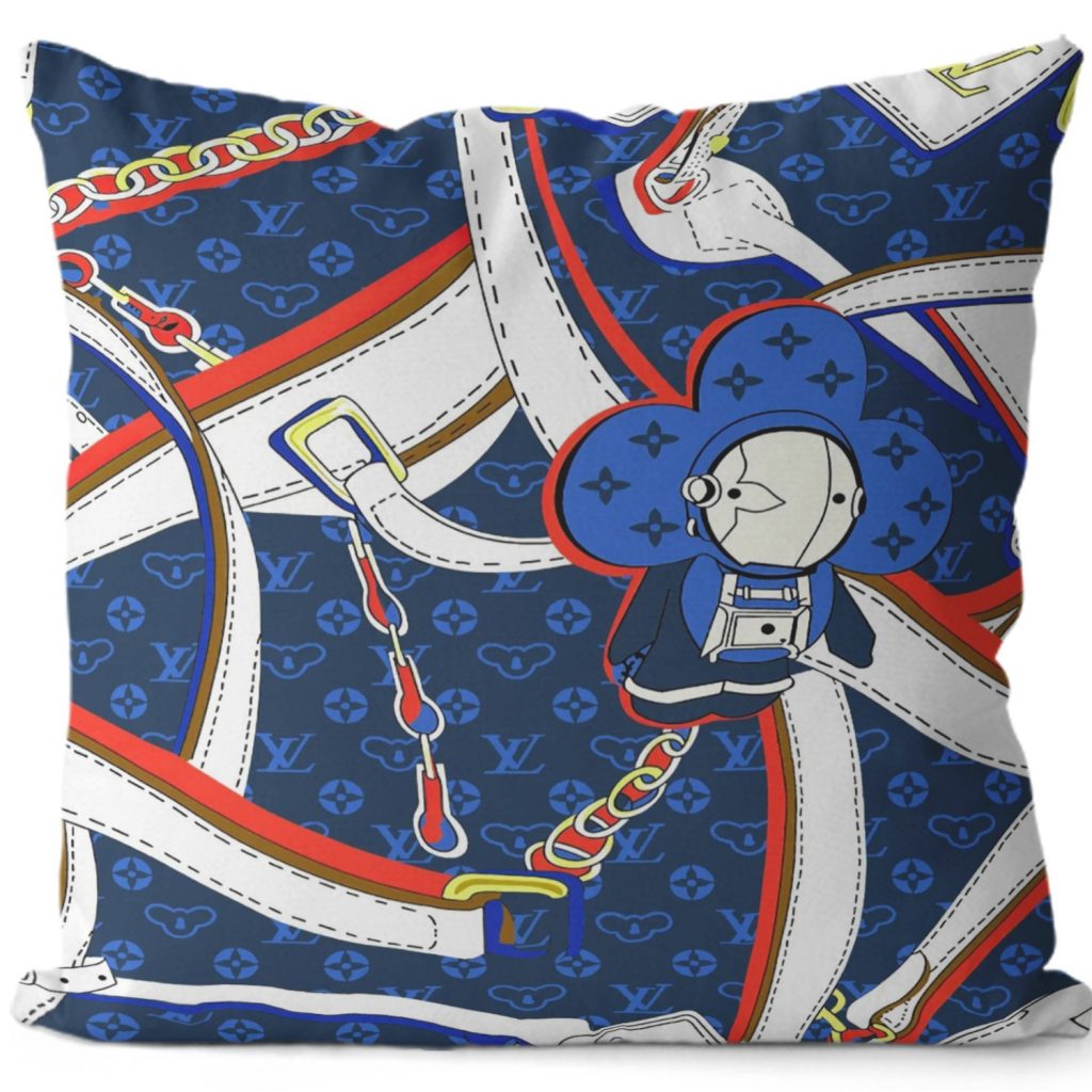 ルイヴィトン　LOUIS VUITTON　クッションカバー　クッション　ブランド抱き枕　カラフル　カバー　リネン　ベルベット　モノグラム - 画像 8