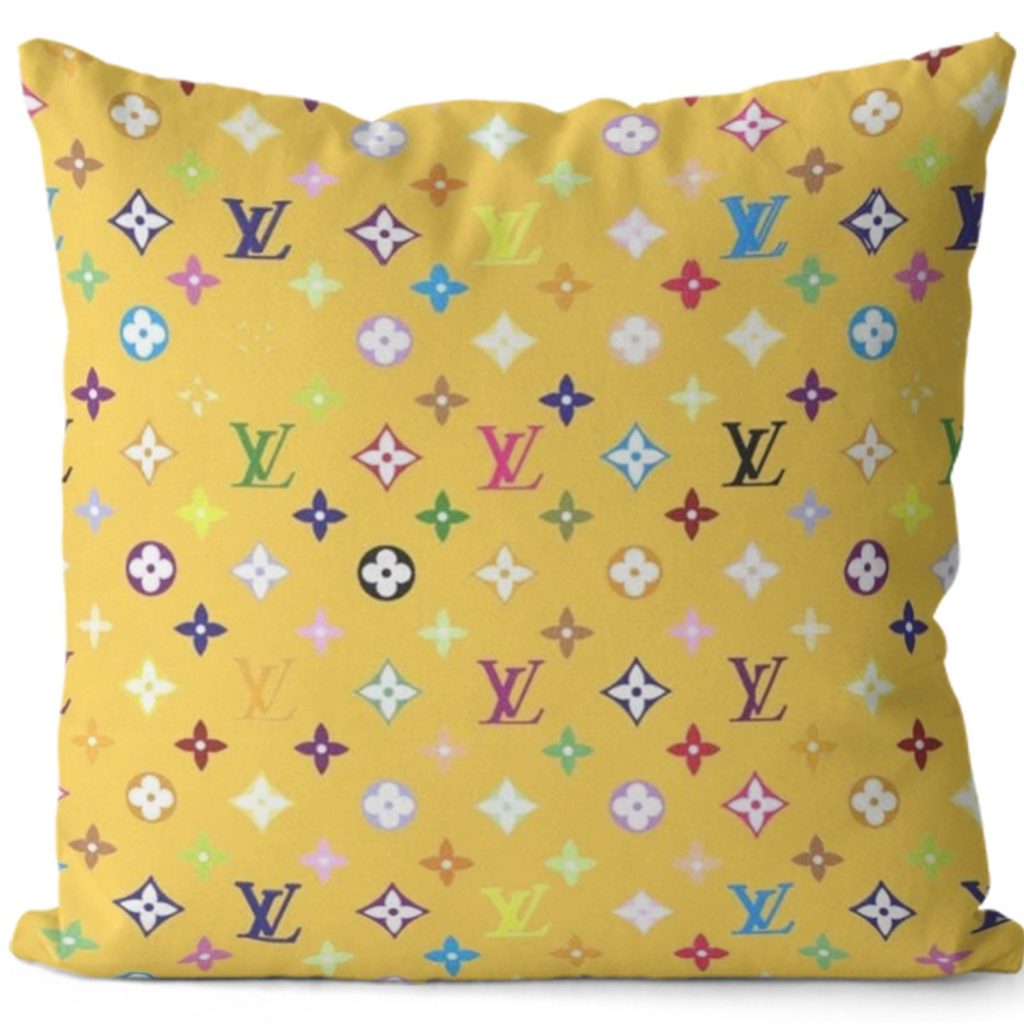 ルイヴィトン　LOUIS VUITTON　クッションカバー　クッション　ブランド抱き枕　カラフル　カバー　リネン　ベルベット　モノグラム - 画像 5