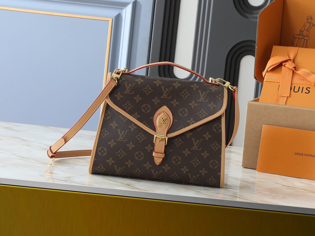 Louis Vuitton　ルイヴィトン　モノグラム ビバリー　2WAYバッグ　 モノグラム　ブラウン　レディースバッグ　ショルダーバッグ　ハンドバッグ　ビジネスバッグ - 画像 6