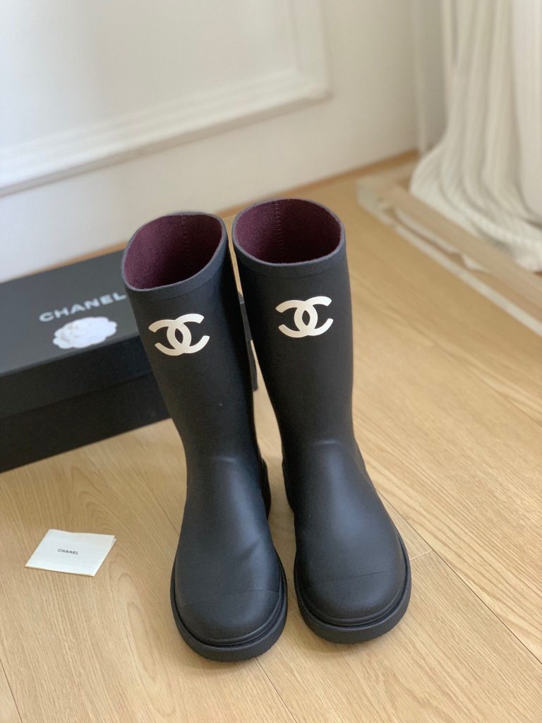 雨の日も大活躍！　CHANEL　シャネル　ココマーク　ラバー レインブーツ　レディース　長靴　2色 - 画像 6