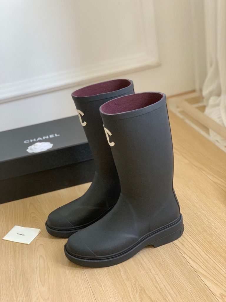 雨の日も大活躍！　CHANEL　シャネル　ココマーク　ラバー レインブーツ　レディース　長靴　2色 - 画像 7
