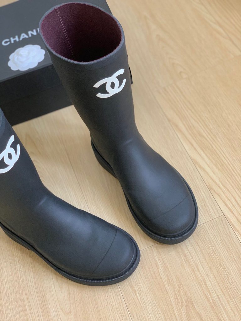 雨の日も大活躍！　CHANEL　シャネル　ココマーク　ラバー レインブーツ　レディース　長靴　2色 - 画像 8