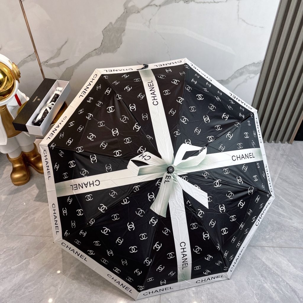 超人気折りたたみ傘　シャネル　CHANEL　アンブレラ　レディース日傘雨傘超撥水UVカット　ワンタッチ開閉傘/かさ　シンプル風6種 - 画像 6
