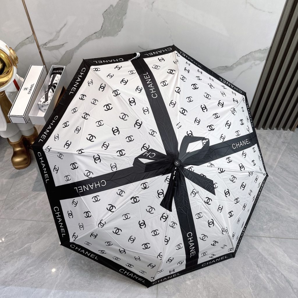 超人気折りたたみ傘　シャネル　CHANEL　アンブレラ　レディース日傘雨傘超撥水UVカット　ワンタッチ開閉傘/かさ　シンプル風6種 - 画像 7