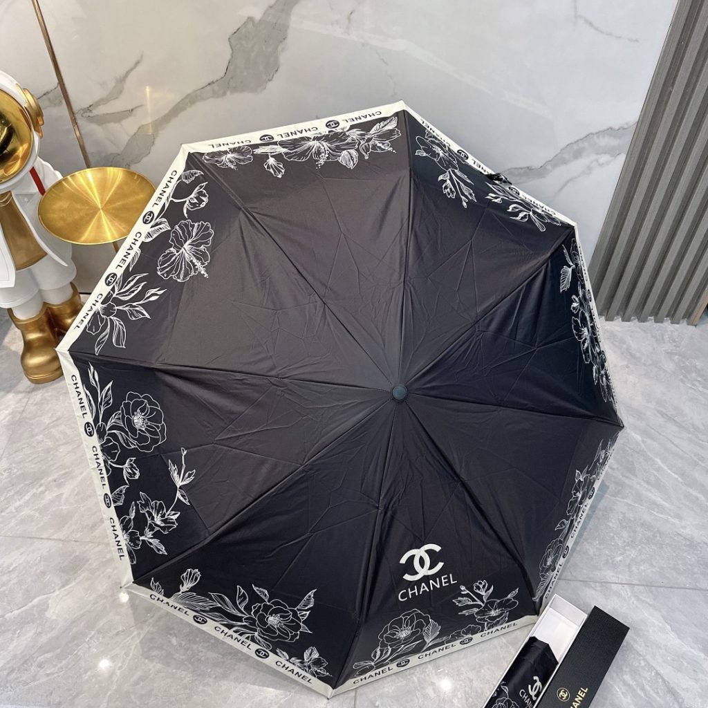 超人気折りたたみ傘　シャネル　CHANEL　アンブレラ　レディース日傘雨傘超撥水UVカット　ワンタッチ開閉傘/かさ　シンプル風6種 - 画像 2