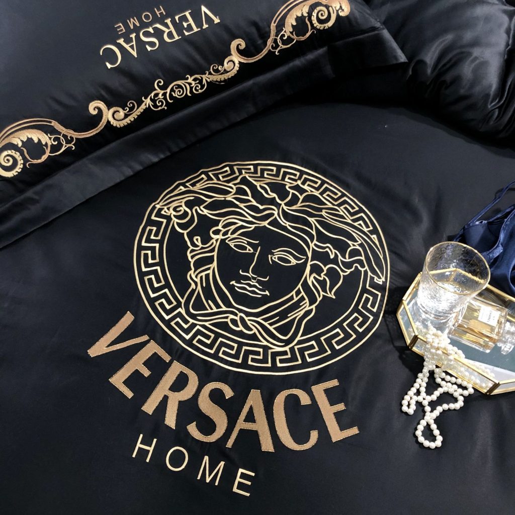 Versace　ヴェルサーチ掛け布団カバー4点セット　布団カバー/ボックスシーツ　ダブルサイズ/キングサイズ寝具 - 画像 6
