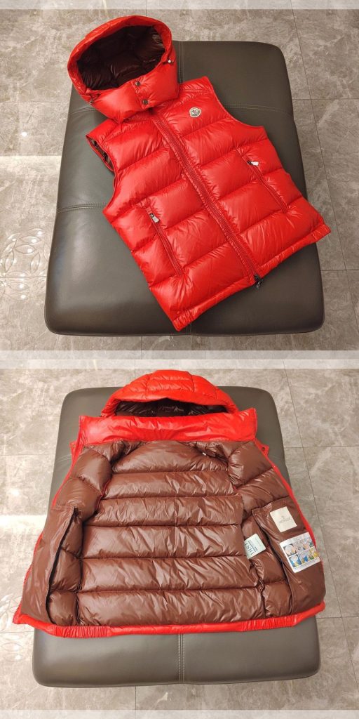秋冬限定！大人気　絶対欲しいMONCLER (モンクレール)　フルジップ　ダウンベスト　光沢ナイロン　フード着脱　Bormes　4色 - 画像 2