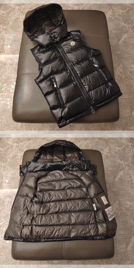 秋冬限定！大人気　絶対欲しいMONCLER (モンクレール)　フルジップ　ダウンベスト　光沢ナイロン　フード着脱　Bormes　4色 - 画像 4