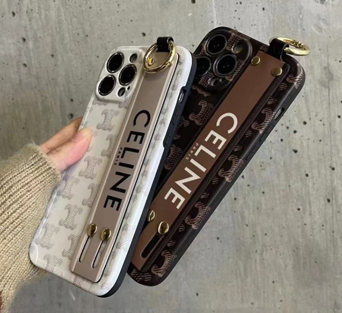 セリーヌ　iPhoneケース　Celine　携帯ケース　アイフォンケース　スマホケース　ベルト付　多機種対応 - 画像 2