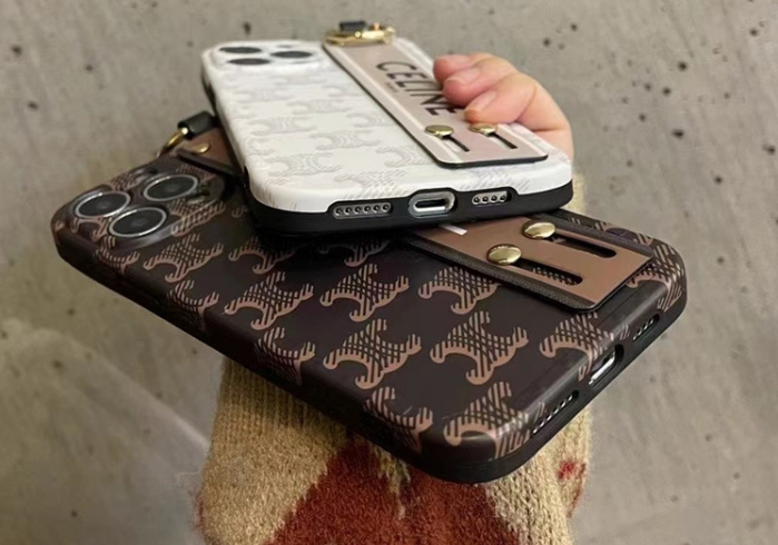 セリーヌ　iPhoneケース　Celine　携帯ケース　アイフォンケース　スマホケース　ベルト付　多機種対応 - 画像 3