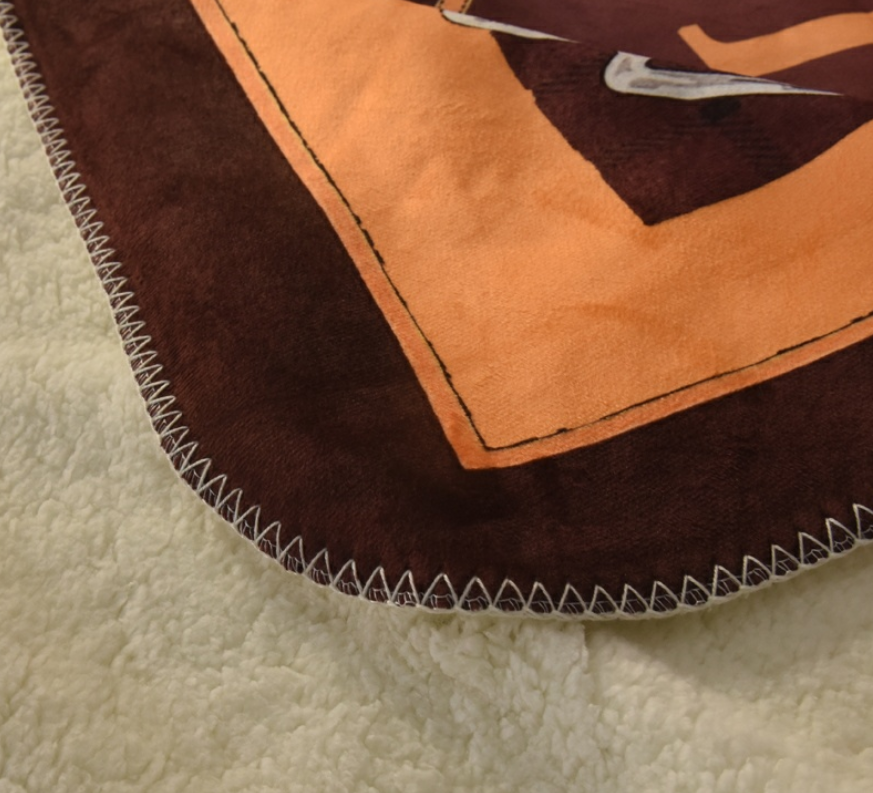 Hermes　エルメス　もこもこうまブランケット　Hマーク　プレゼント 秋冬　毛布 掛け毛布 - 画像 5