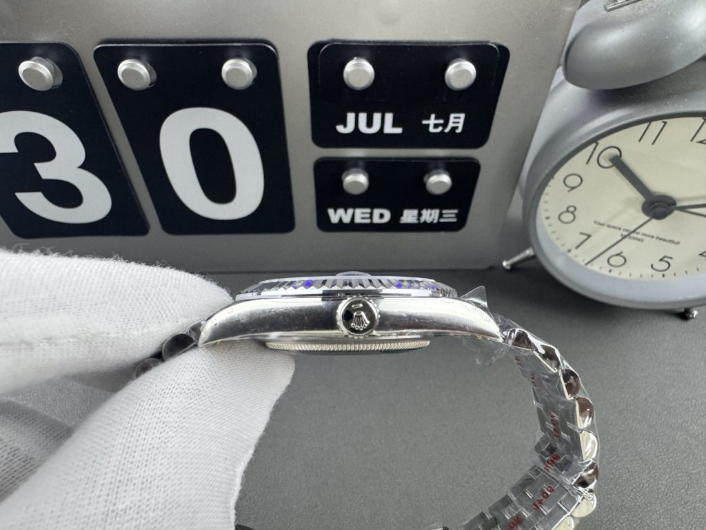 Rolex ロレックスロレックス デイトジャスト 白×ブルー 41mm 3235自動巻き🌊✨実物写真付き⌚️新発売🌟本格仕様 - 画像 4