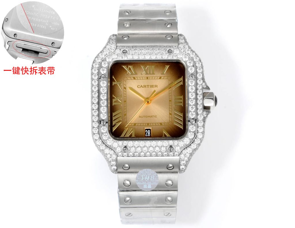 Cartier カルティエ💎【カーティエ 時計】✨ ラグジュアリー 高級腕時計 メンズ/レディース🕰️ ギフトボックス付き🎁 人気モデル🌟 - 画像 3