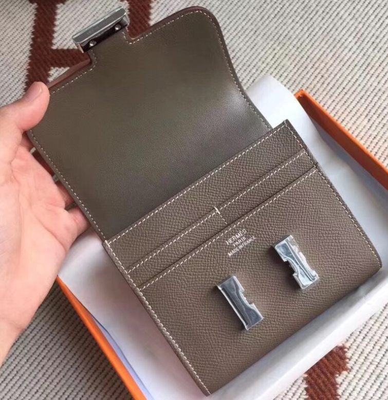 エルメス　Hermes　財布 コンスタンスコンパクト ウォレット　Constance Compact Wallet　ショット財布　12色　カード入れ - 画像 4