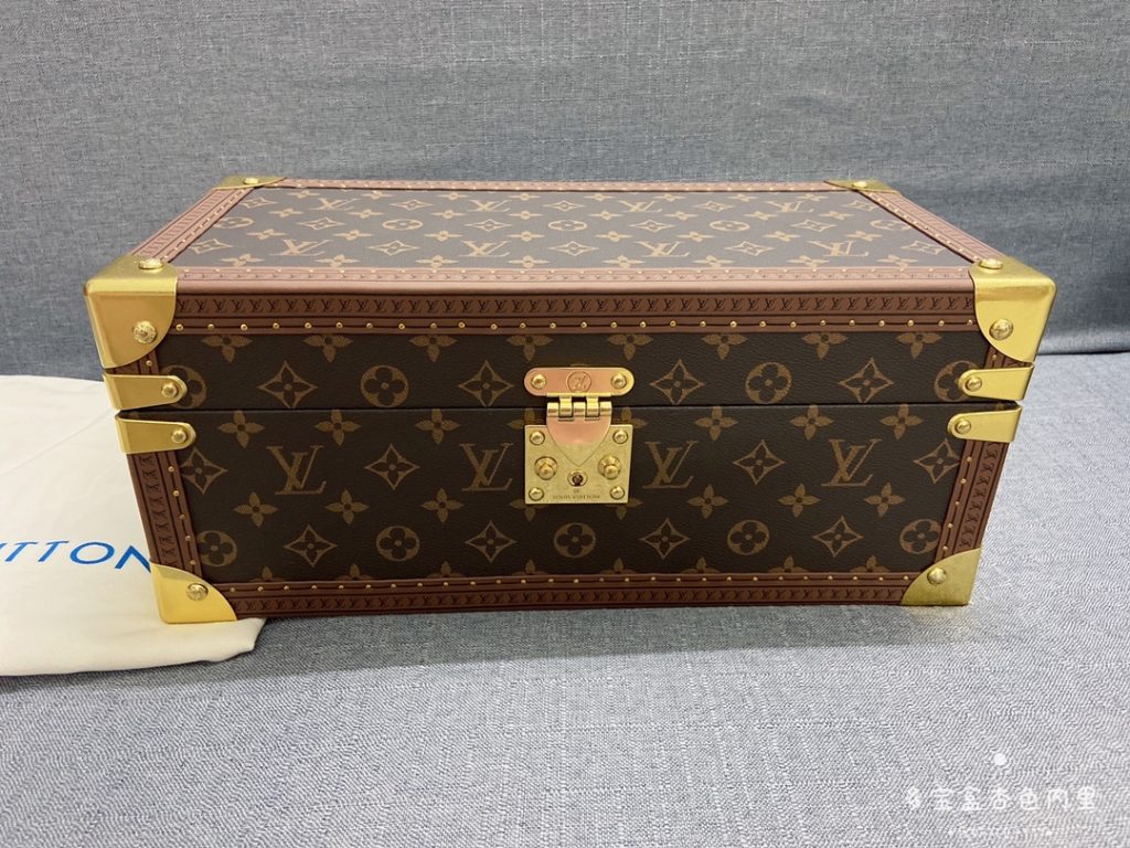 【ルイヴィトン】多宝聚財ハードトランク 小物収納ボックス 時計・アクセサリー整理 上質木製 高級感のある逸品 - 画像 2