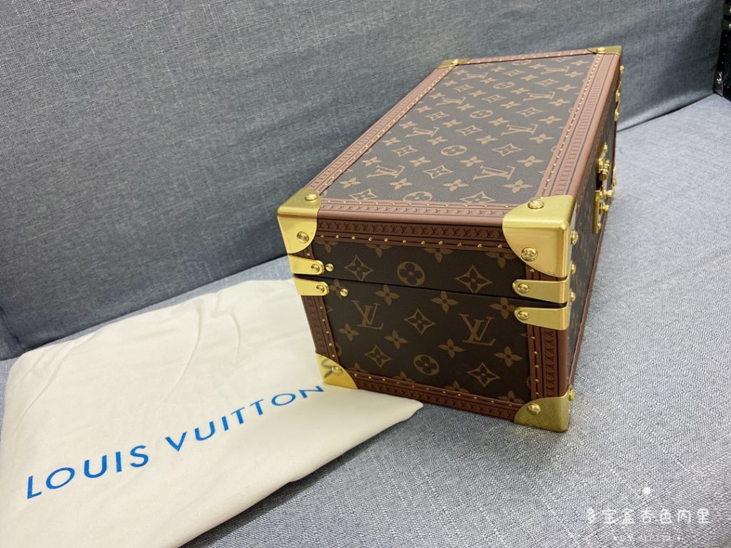 【ルイヴィトン】多宝聚財ハードトランク 小物収納ボックス 時計・アクセサリー整理 上質木製 高級感のある逸品 - 画像 3