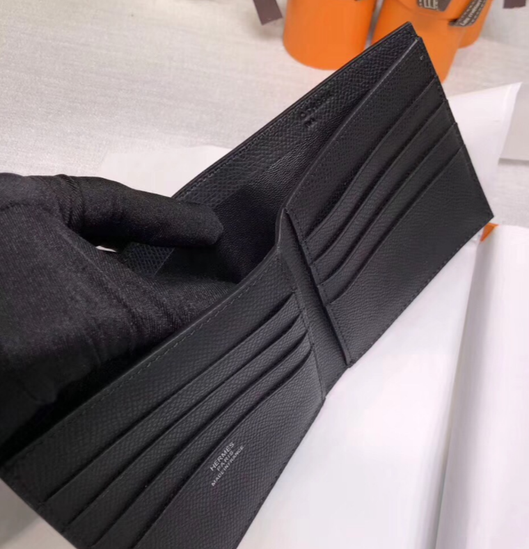 エルメス Hermes シンプルでお洒落 MC2コペルニクス 二つ折り財布 男女兼用 12色 ヴォーエプソン - 画像 4
