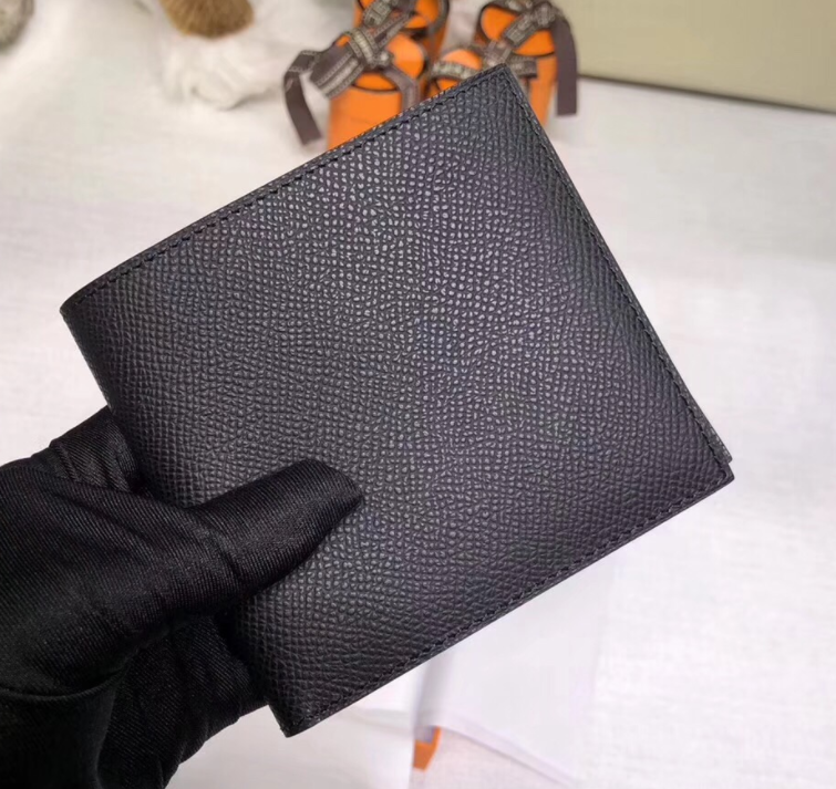 エルメス Hermes シンプルでお洒落 MC2コペルニクス 二つ折り財布 男女兼用 12色 ヴォーエプソン - 画像 3