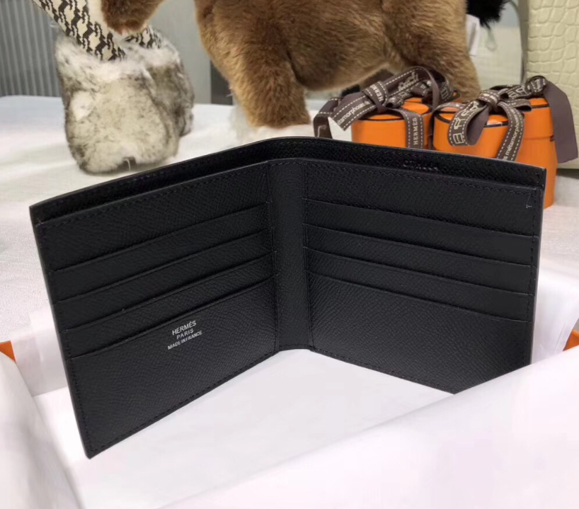 エルメス Hermes シンプルでお洒落 MC2コペルニクス 二つ折り財布 男女兼用 12色 ヴォーエプソン - 画像 5