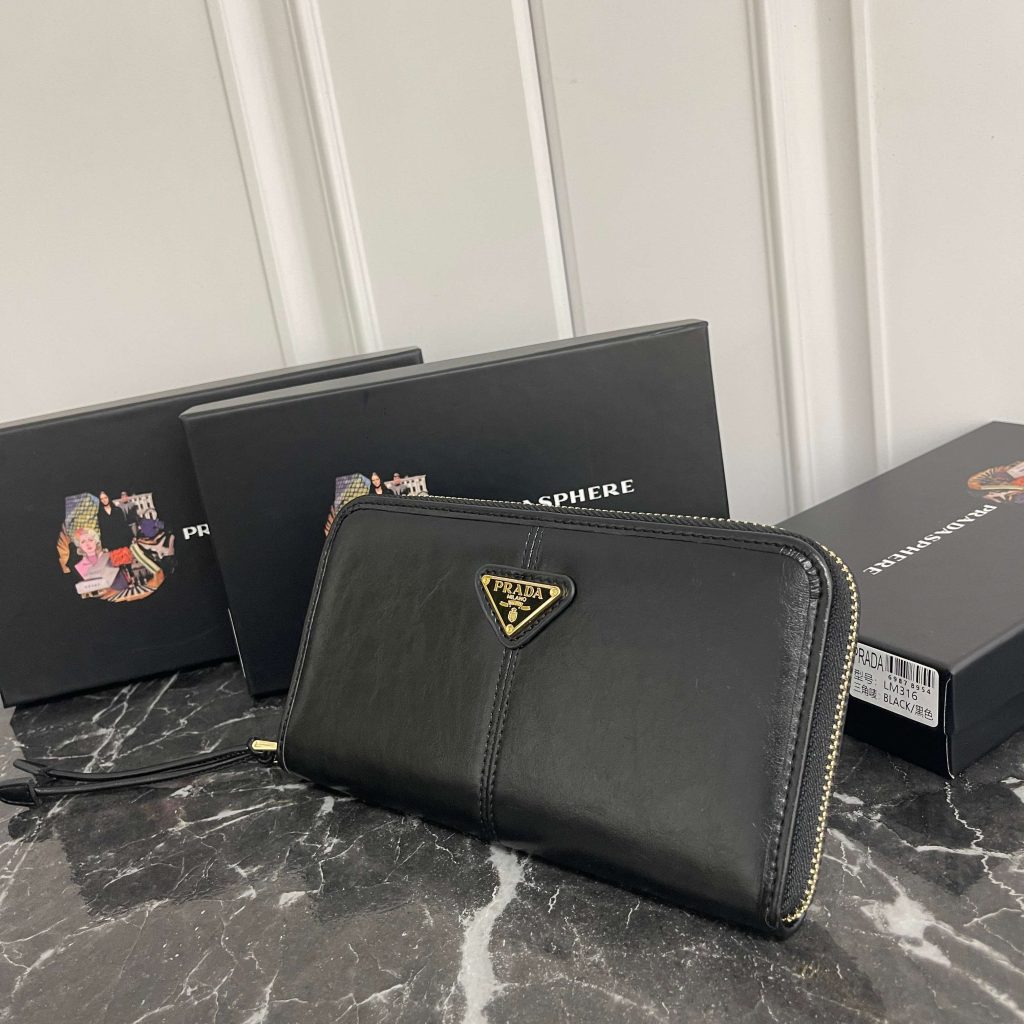 プラダ モノグラムキャンバス 上品な長財布 レディース ギフトにも最適な定番モデル - 画像 2