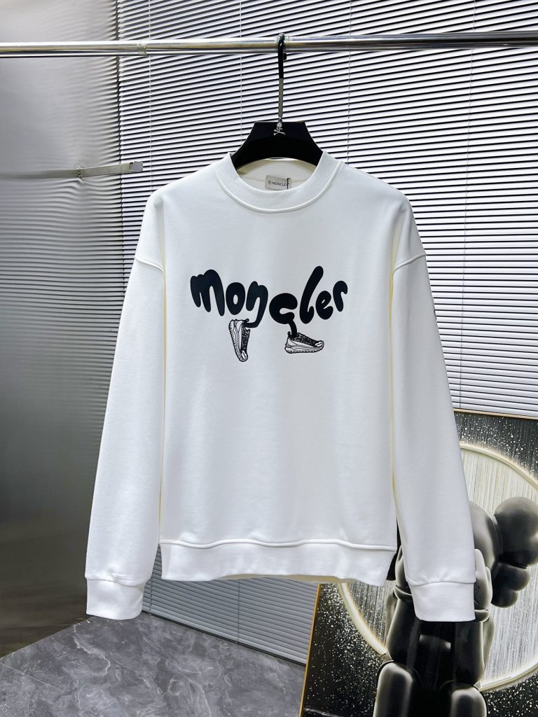 Monclerモンクレ トレーナー 2色 男女兼用 ロゴプリント 半袖スウェットシャツ - 画像 2