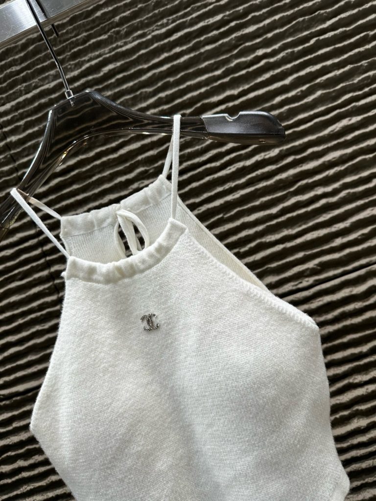 シャネル ニット レディース タンクトップ 2色展開 - 画像 4