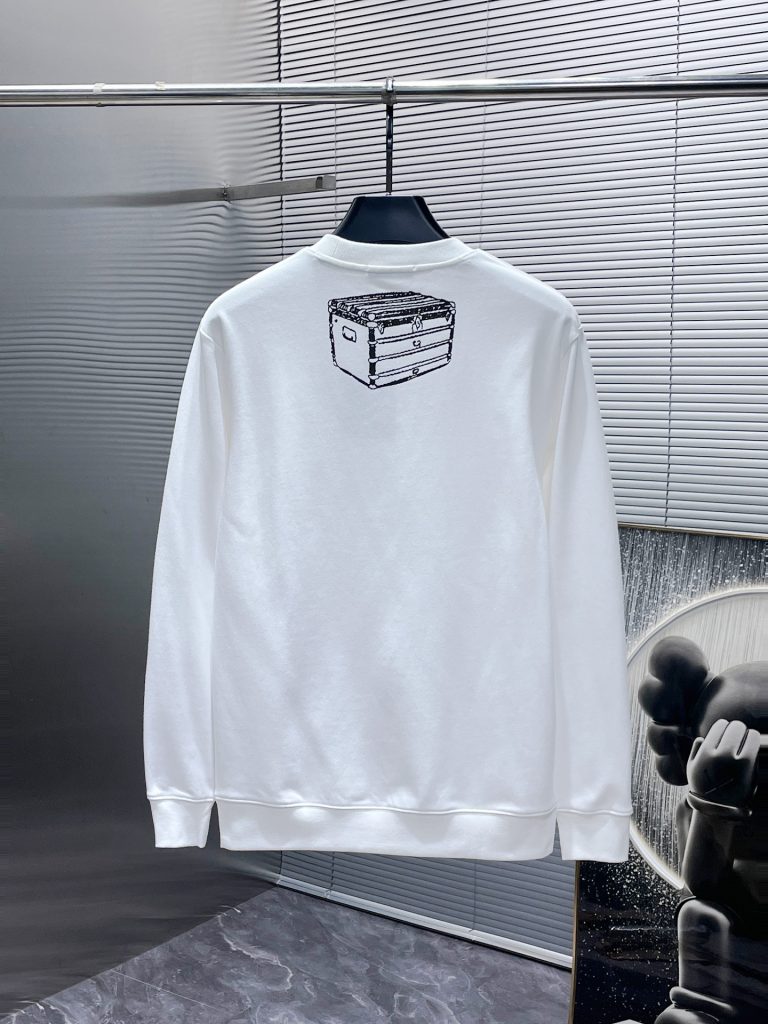 LOUIS VUITTONロイズルイヴィトン メンズスウェットシャツ 2色 ファッション デザイン ベースボール パーカー 40-60字 - 画像 3