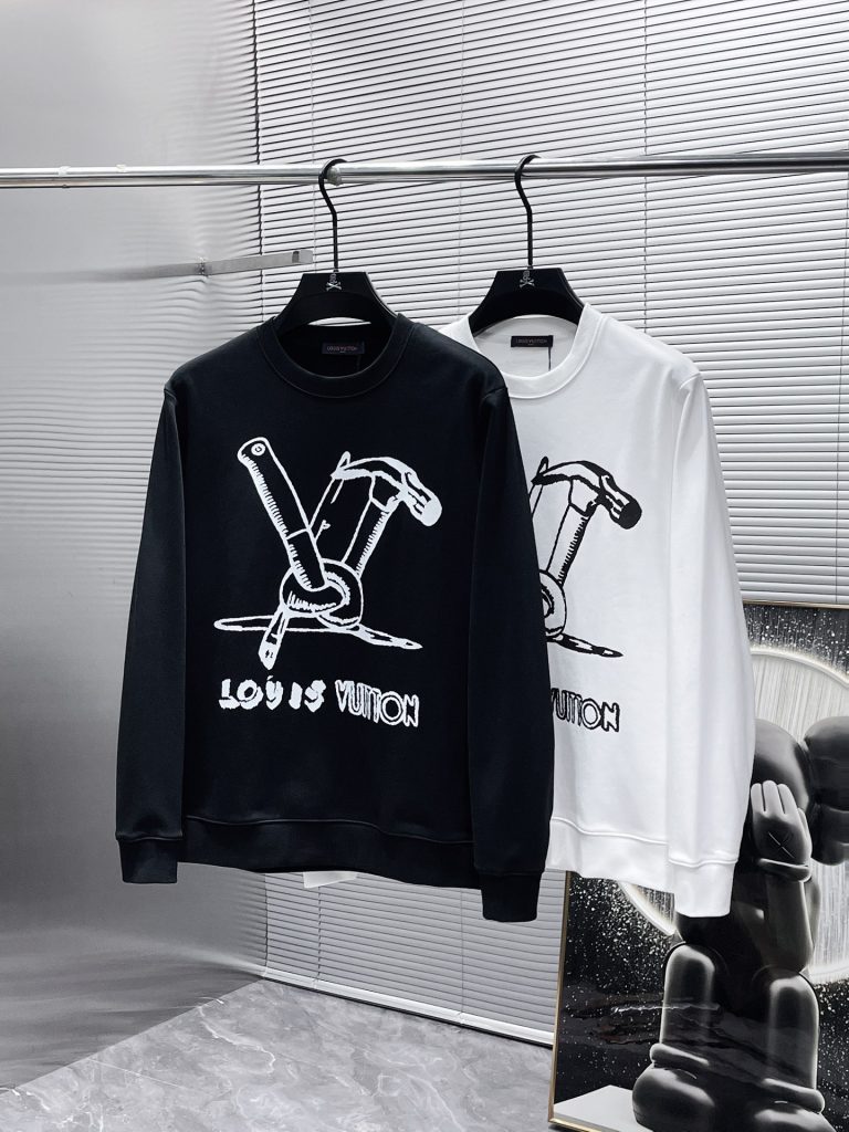 LOUIS VUITTONロイズルイヴィトン メンズスウェットシャツ 2色 ファッション デザイン ベースボール パーカー 40-60字 - 画像 5
