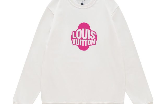 Louis Vuittonルイヴィトン ロゴプリント 半袖スウェット 100%コットン 白 レディース