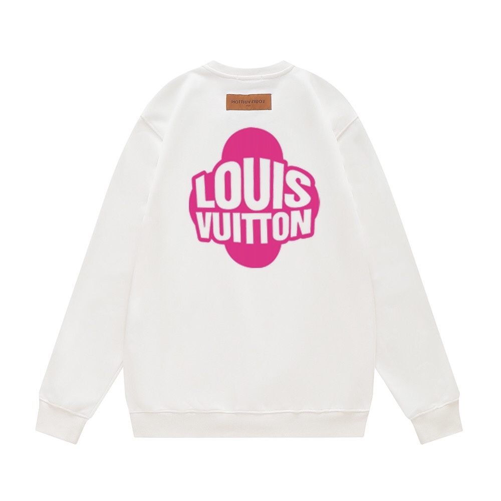 Louis Vuittonルイヴィトン ロゴプリント 半袖スウェット 100%コットン 白 レディース - 画像 2