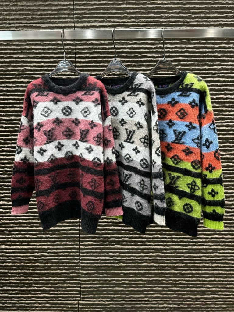 Louis Vuittonルイヴィトン ニットセーター 3色展開 春夏着用可能 ミラノ風デザイン