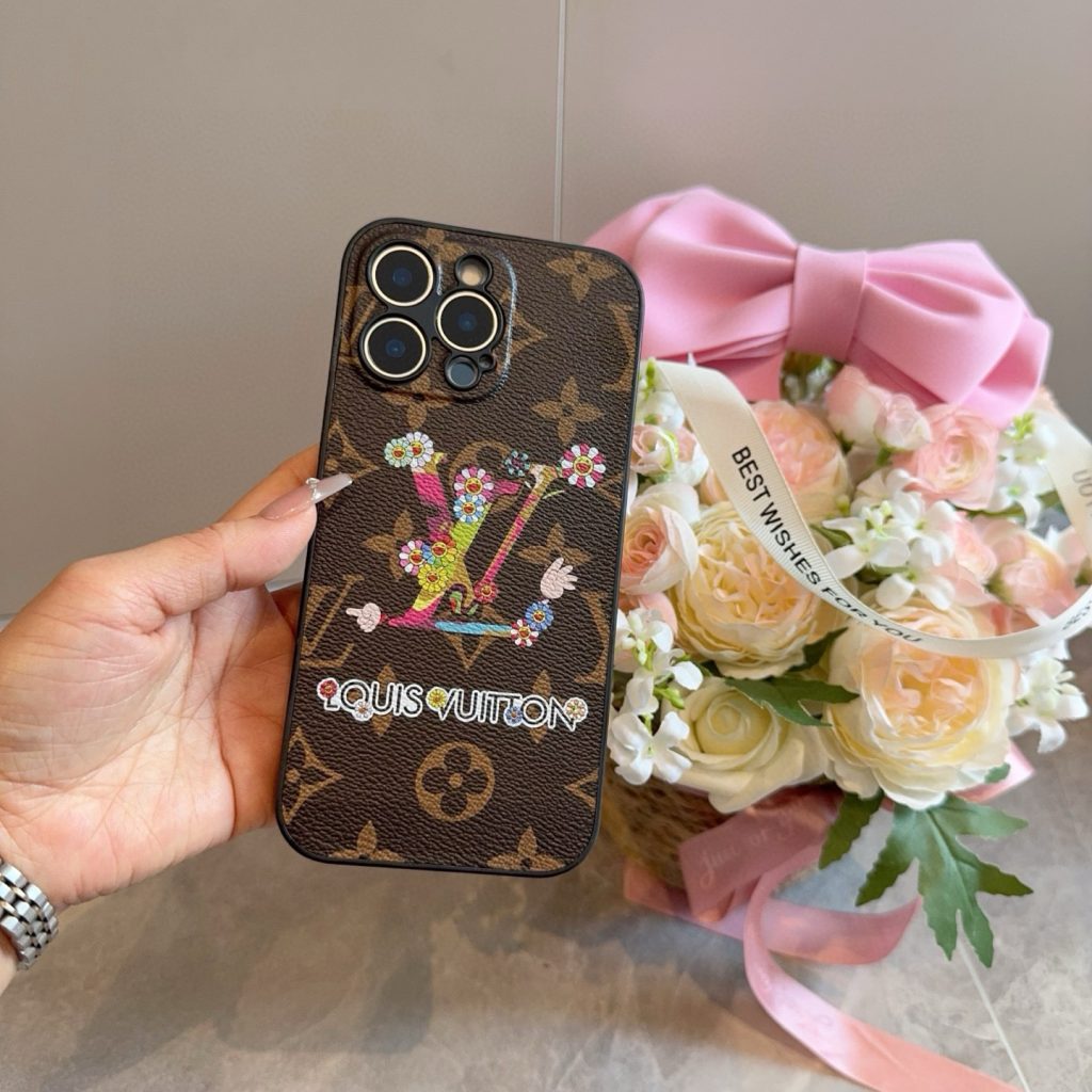 iPhoneケースルイヴィトン スマホケース 花柄 デザイン 3色入 🌸 - 画像 2