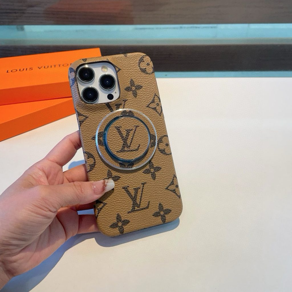 iPhoneケースルイ・ヴィトン風 モノグラム ファンシーなスマホケース 2色入 🌸 - 画像 2