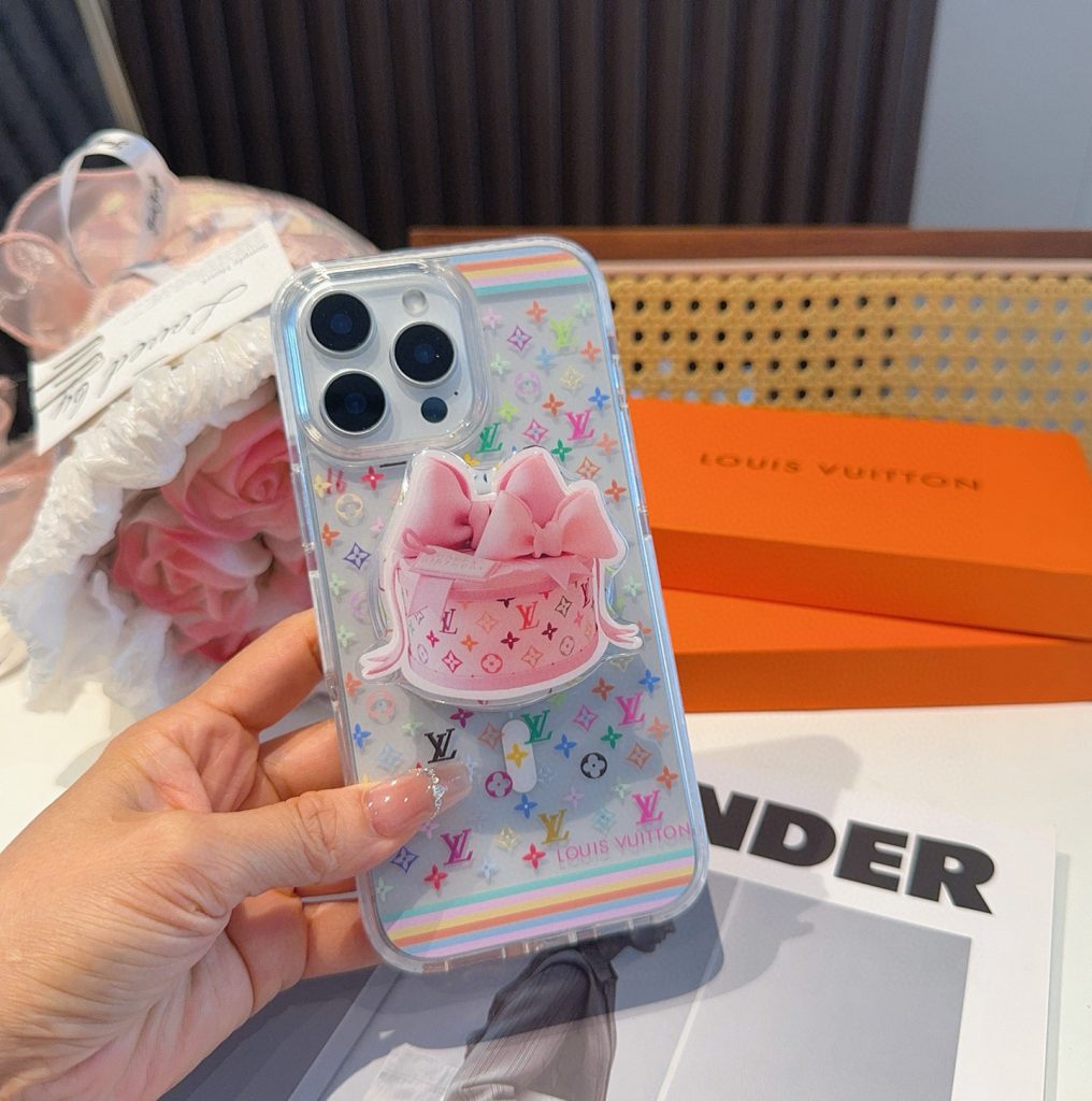 iPhoneケースルイヴィトン ピンク ポップスマホケース 3色入 💖 - 画像 3