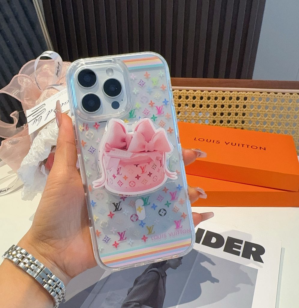 iPhoneケースルイヴィトン ピンク ポップスマホケース 3色入 💖 - 画像 5