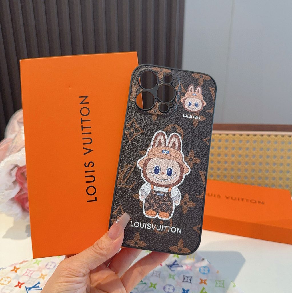 iPhoneケースラブブ ルイヴィトン ロゴ デザイン iPhoneケース 2色入 🐰 - 画像 2
