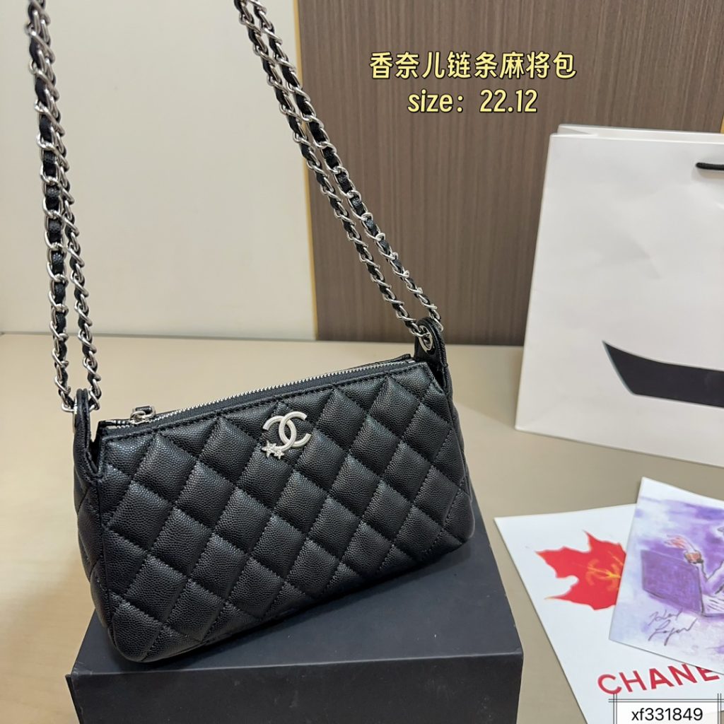香奈儿 チェーン付き マトラスバッグ ブラック 💼✨ 22.12 - 画像 2