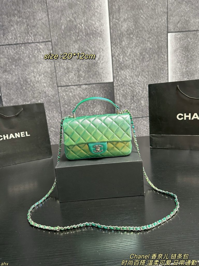 Chanel チェーンバッグ 5色入 20×12cm 🖤✨ - 画像 2