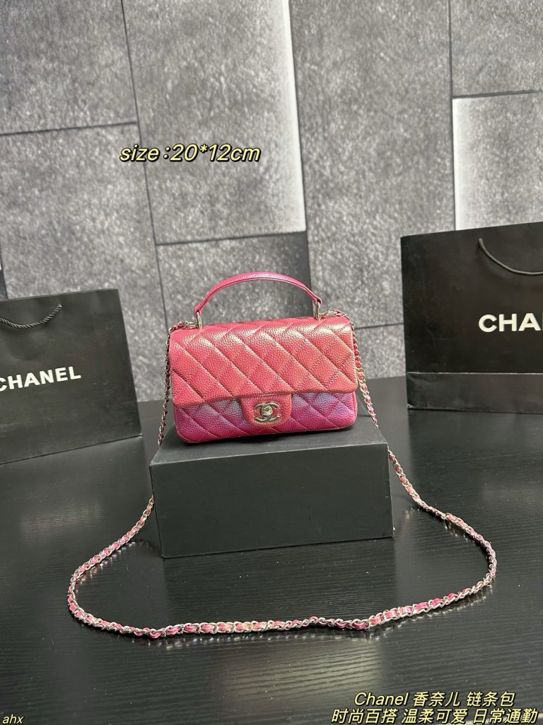 Chanel チェーンバッグ 5色入 20×12cm 🖤✨ - 画像 3