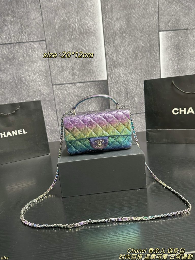 Chanel チェーンバッグ 5色入 20×12cm 🖤✨ - 画像 8