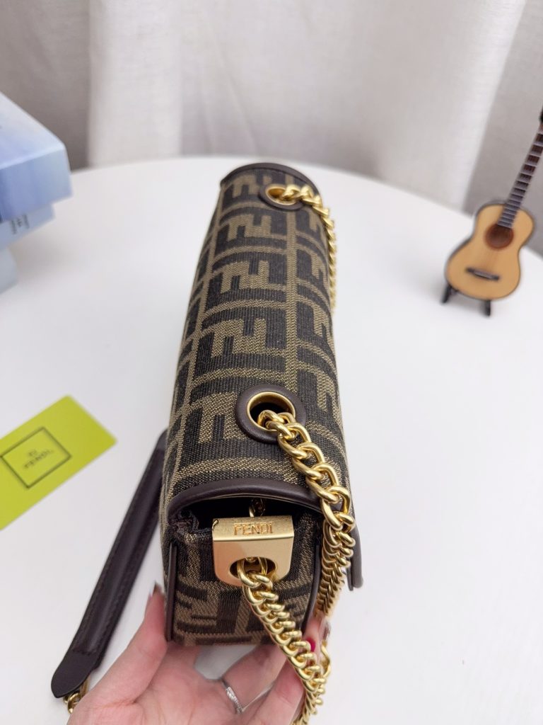 FENDI フェンディ ミニボストンバッグ ファブリック 2色入 🎩 - 画像 5