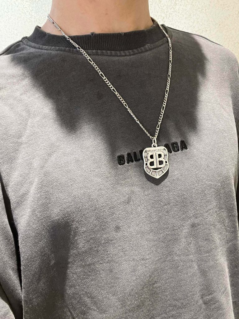BALenciaga ネックレス メンズ 2色 おしゃれなアクセサリー 💎 - 画像 3