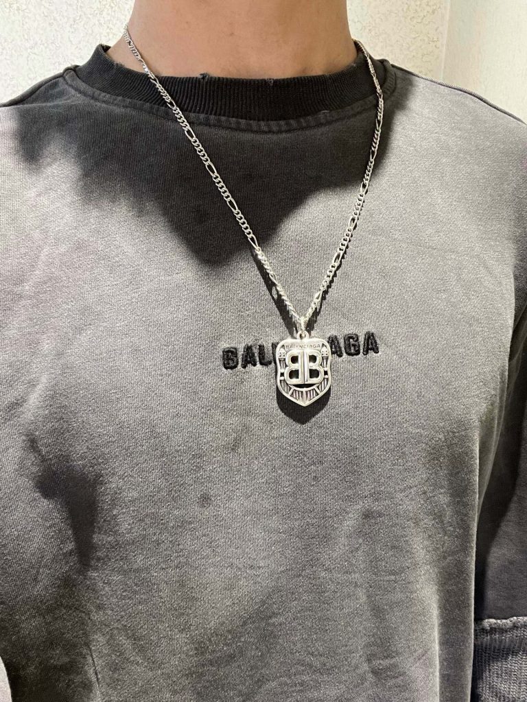 BALenciaga ネックレス メンズ 2色 おしゃれなアクセサリー 💎 - 画像 6