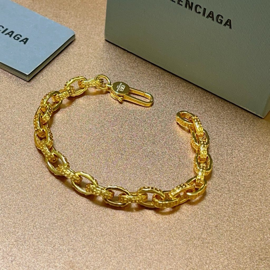 BALENCIAGA ブレスレット 金 メンズ 1色入 💛 - 画像 5